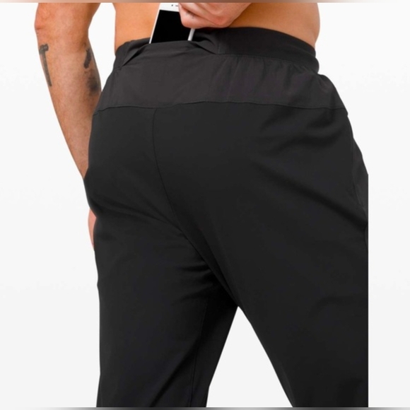 Lululemon Surge Hybrid Jogger Black Pants Mens Reflective Size Medium - Picture 2 of 12